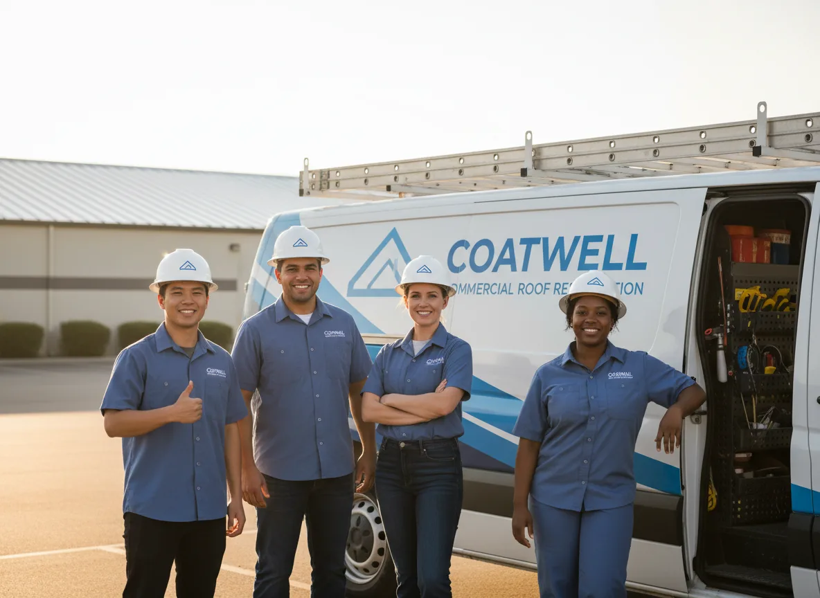 Commercial roof coating company in Ridgeville, IN